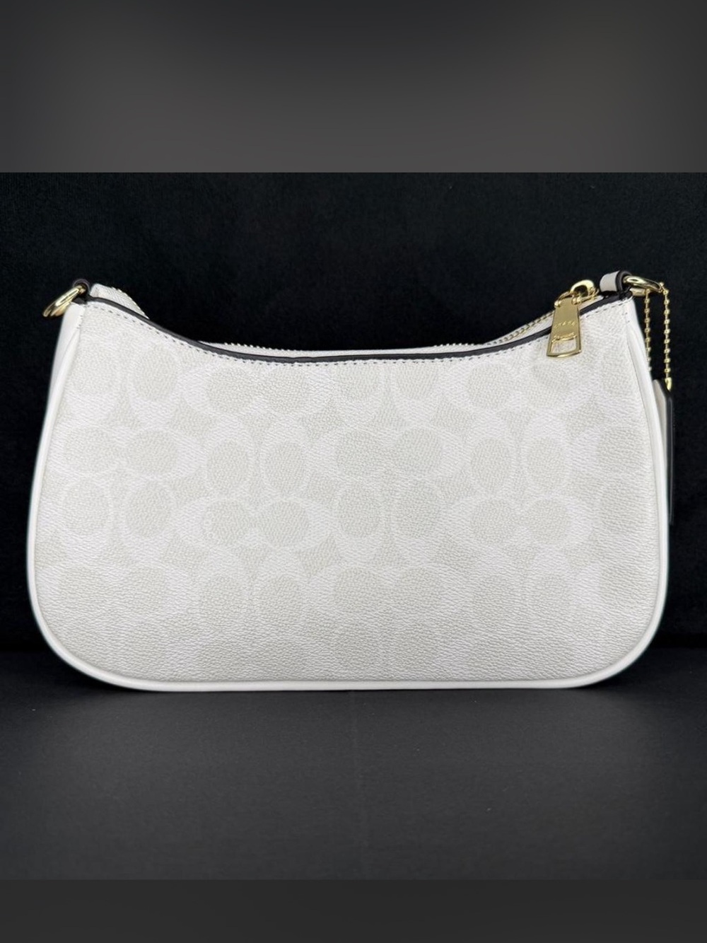 Coach White Signature Mini Hobo with Gold Hardware - Picture 2 of 5